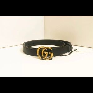 Gucci Belt Double G Interlock Brass 75cm NWT